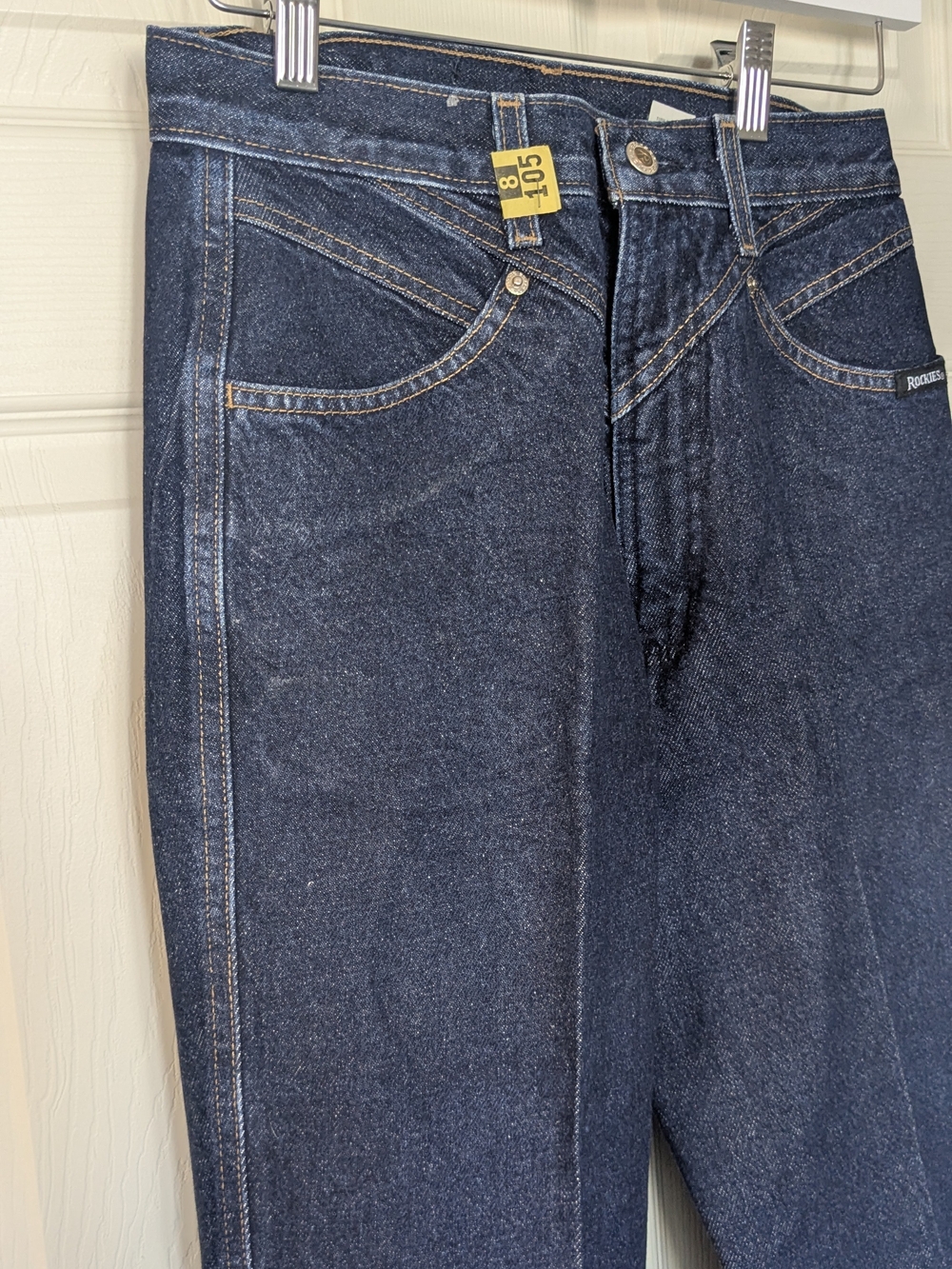 Vintage Rocky Mountain Clothing Co High Rise Dark Wash Western Jeans Women's 11